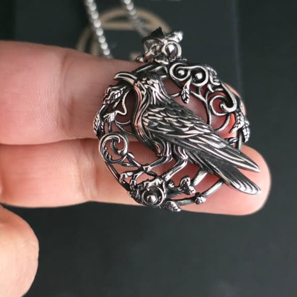 Vowryn Ravenwise Pendant Necklace for Women
