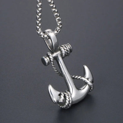Vowryn Harbor Anchor Necklace