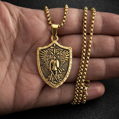 Vowryn Guardian Michael Armor Necklace