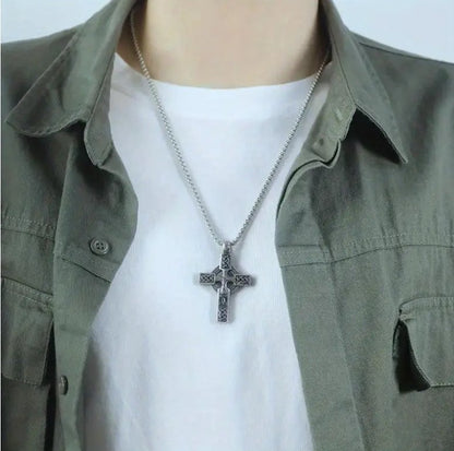 Vowryn Faithbound Celtic Cross Necklace