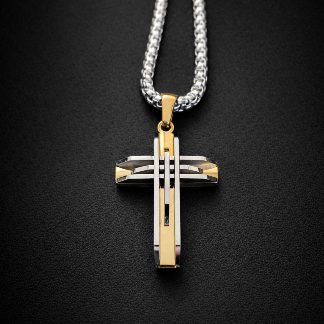 Vowryn Pureline Cross Necklace
