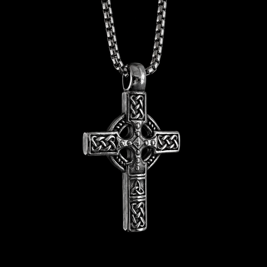 Vowryn Faithbound Celtic Cross Necklace