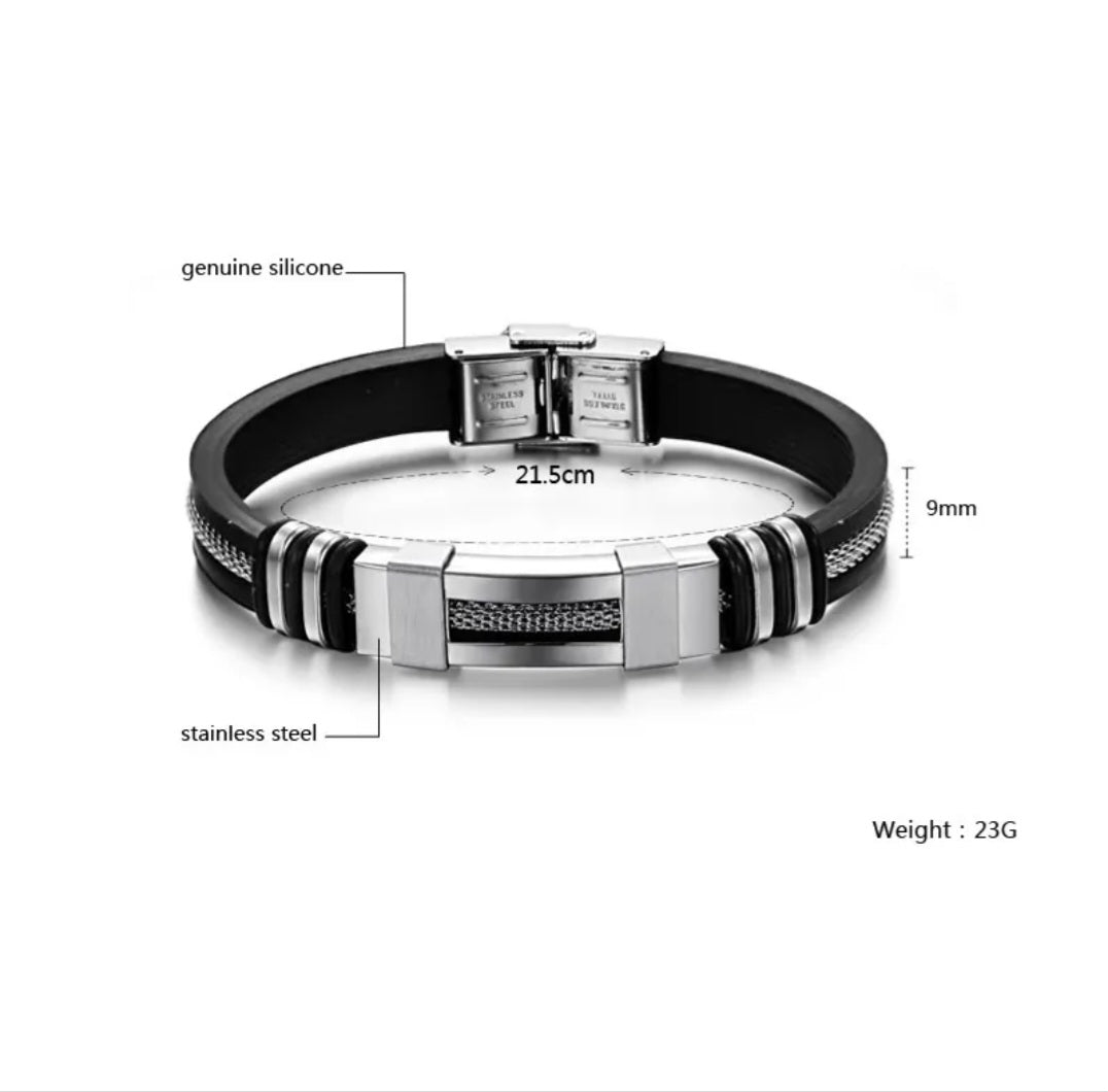 Vowryn Slateform Silicone Bangle
