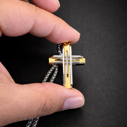 Vowryn Pureline Cross Necklace