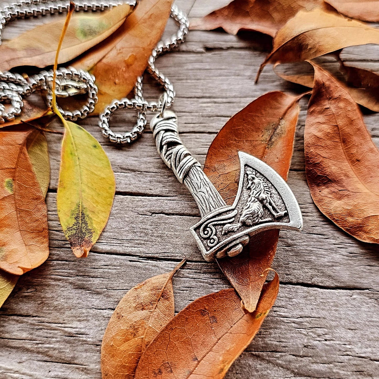 Vowryn Skeggox Viking Axe Necklace