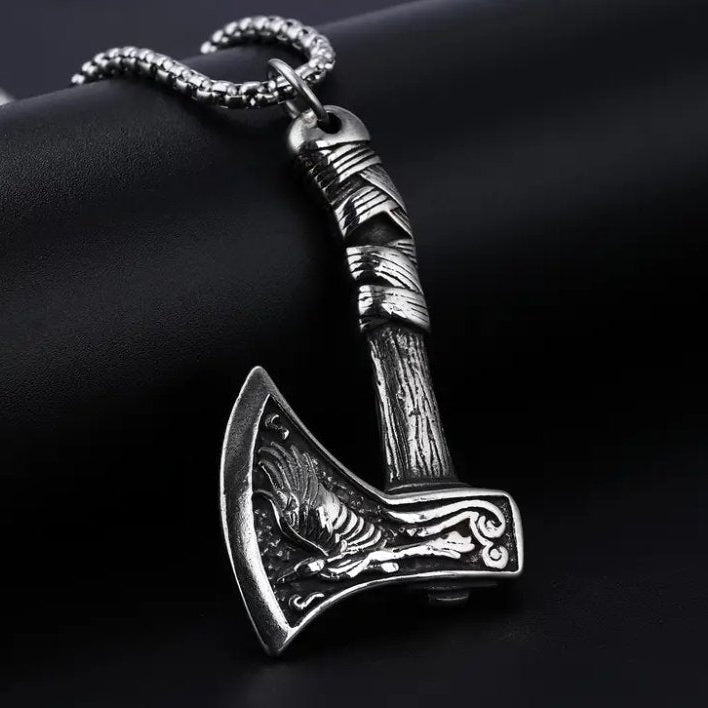 Vowryn Skeggox Viking Axe Necklace
