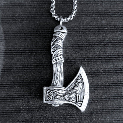 Vowryn Skeggox Viking Axe Necklace