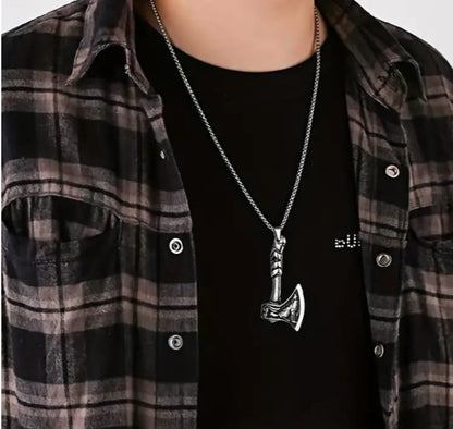 Vowryn Skeggox Viking Axe Necklace