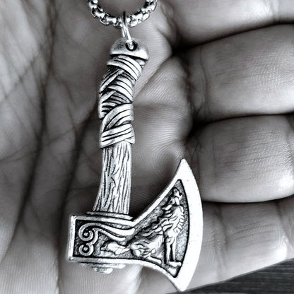 Vowryn Skeggox Viking Axe Necklace
