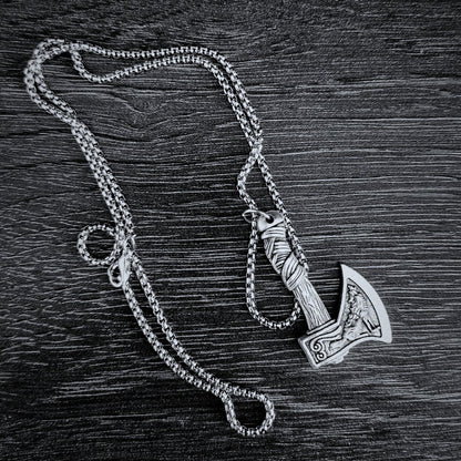 Vowryn Skeggox Viking Axe Necklace