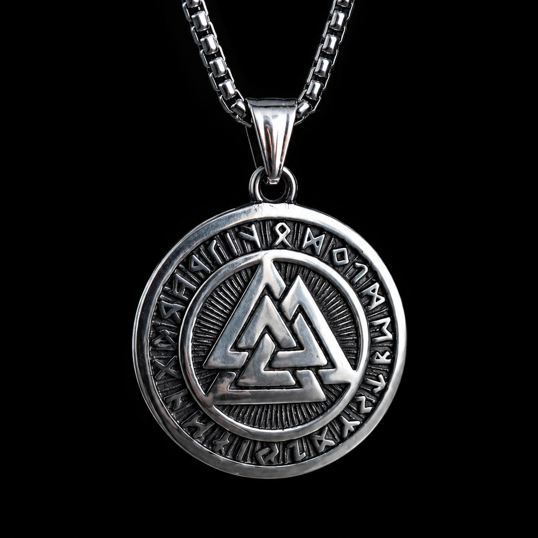 Vowryn Oathmark Valknut Necklace