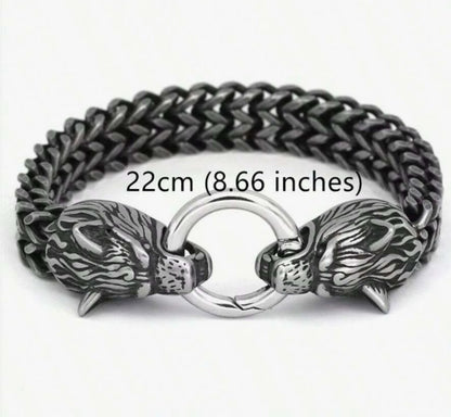 Vowryn Fenrir Twin-Head Bracelet
