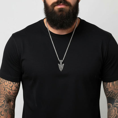 Vowryn Runepath Viking Arrow Necklace