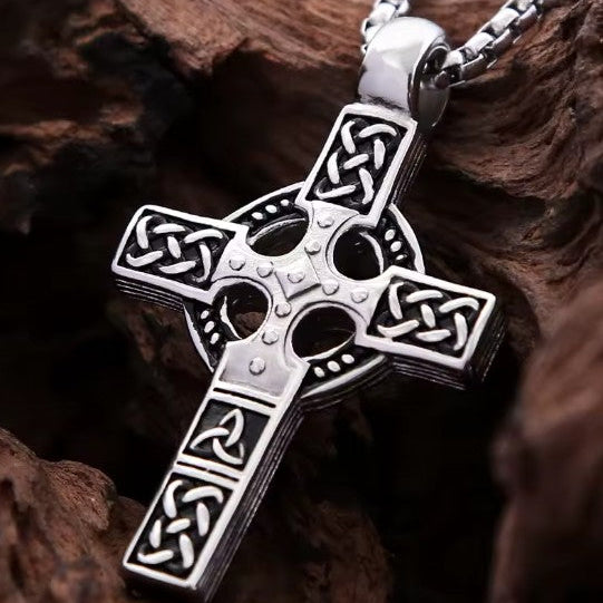 Vowryn Faithbound Celtic Cross Necklace