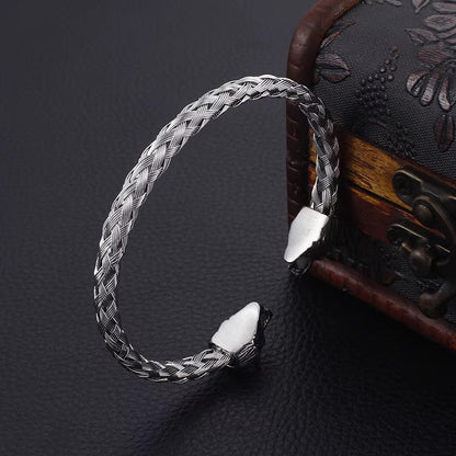 Vowryn Wolfcrest Steel Bracelet