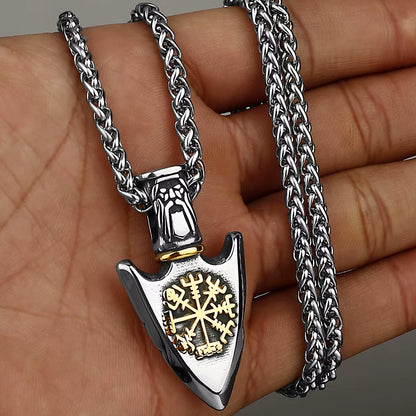 Vowryn Runepath Viking Arrow Necklace