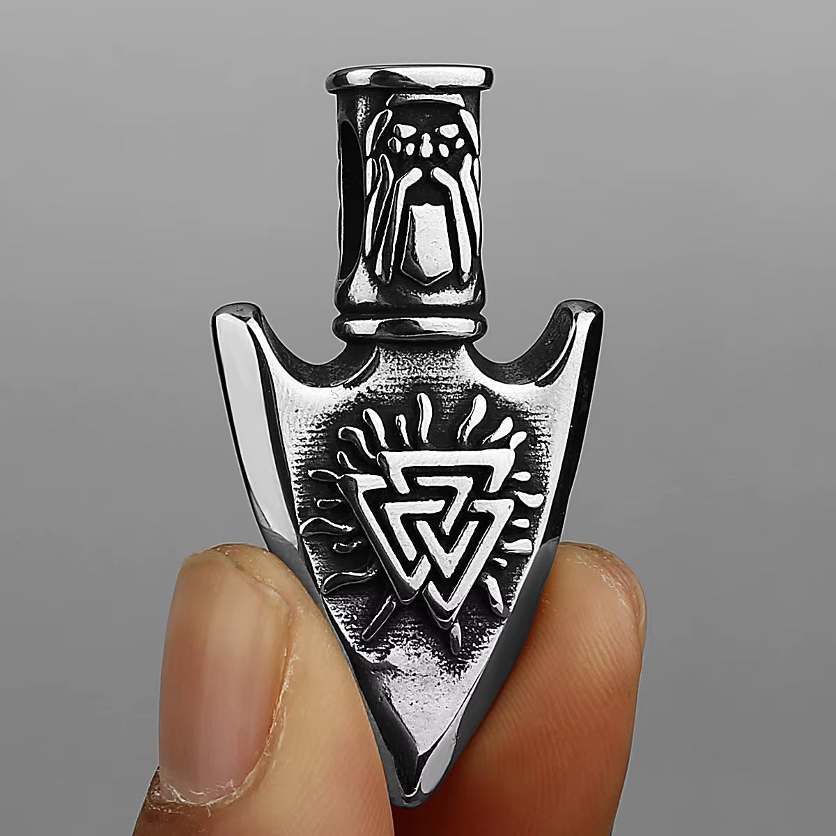 Vowryn Runepath Viking Arrow Necklace