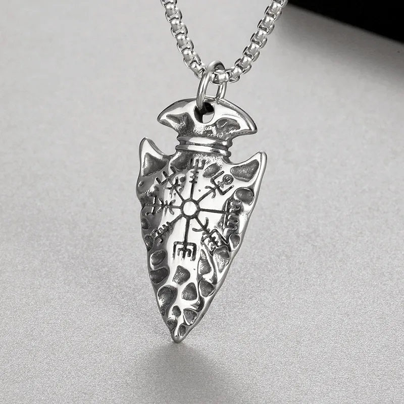 Vowryn Wayfinder Vegvisir Arrowhead Necklace