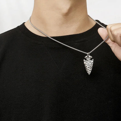 Vowryn Wayfinder Vegvisir Arrowhead Necklace