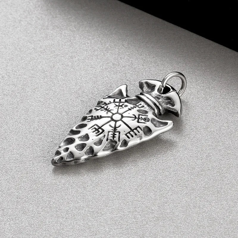 Vowryn Wayfinder Vegvisir Arrowhead Necklace