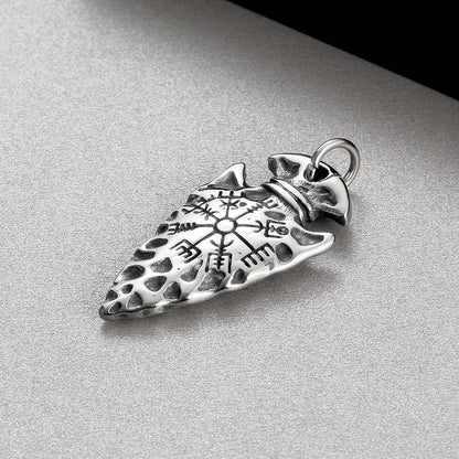 Vowryn Wayfinder Vegvisir Arrowhead Necklace