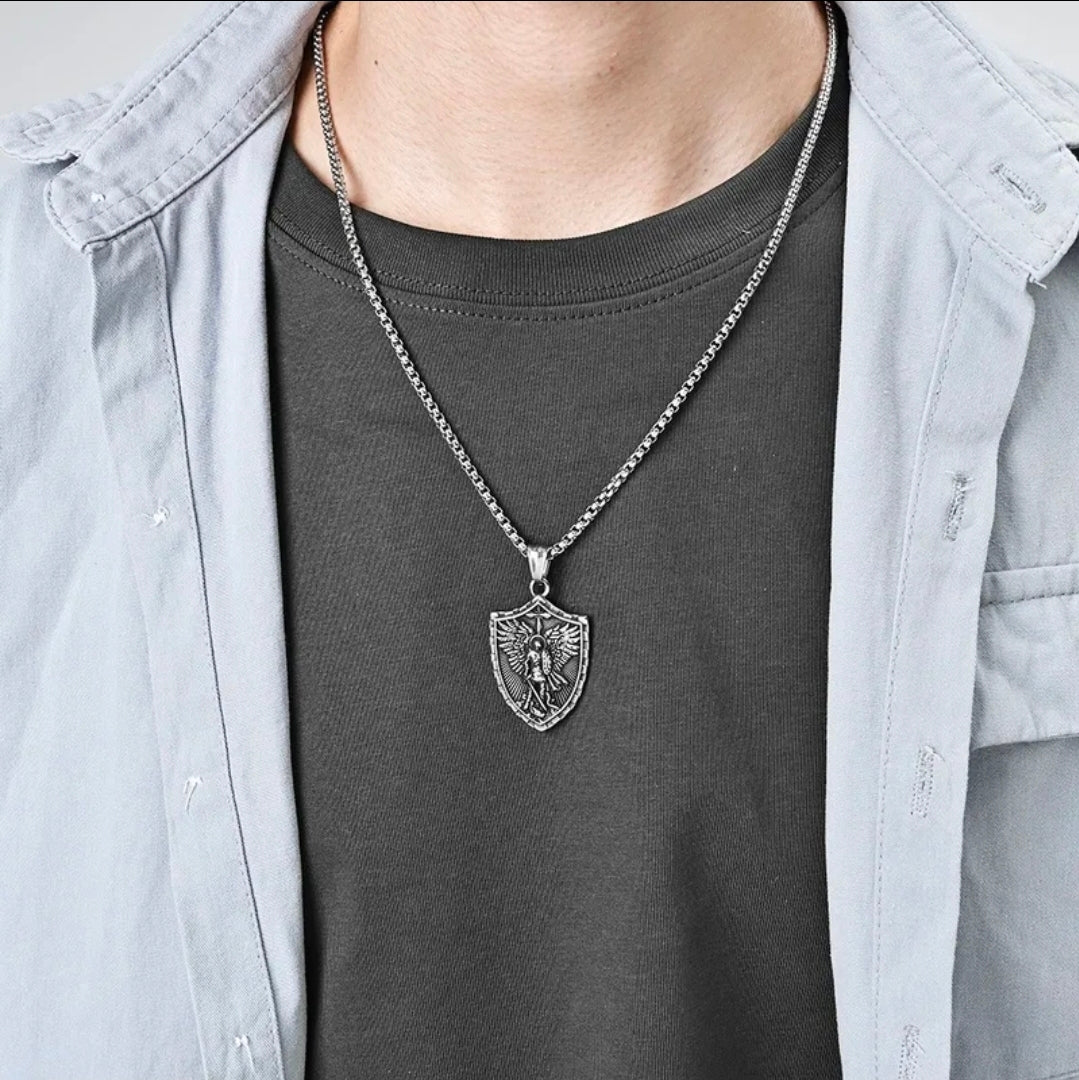 Vowryn Guardian Michael Armor Necklace