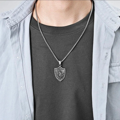 Vowryn Guardian Michael Armor Necklace
