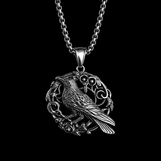 Vowryn Ravenwise Pendant Necklace for Women