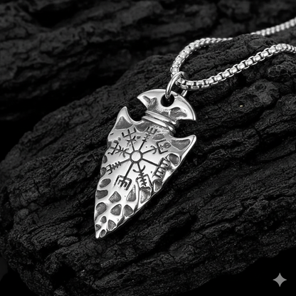 Vowryn Wayfinder Vegvisir Arrowhead Necklace