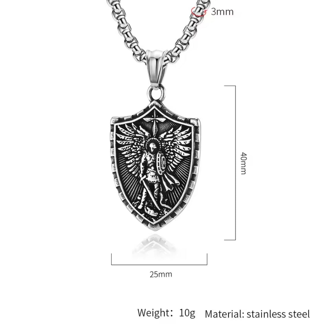 Vowryn Guardian Michael Armor Necklace