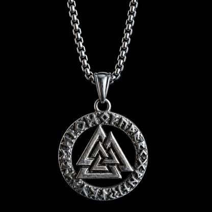 Vowryn Threefold Valknut Necklace