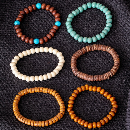 Vowryn Earthstone Six Bracelet Set
