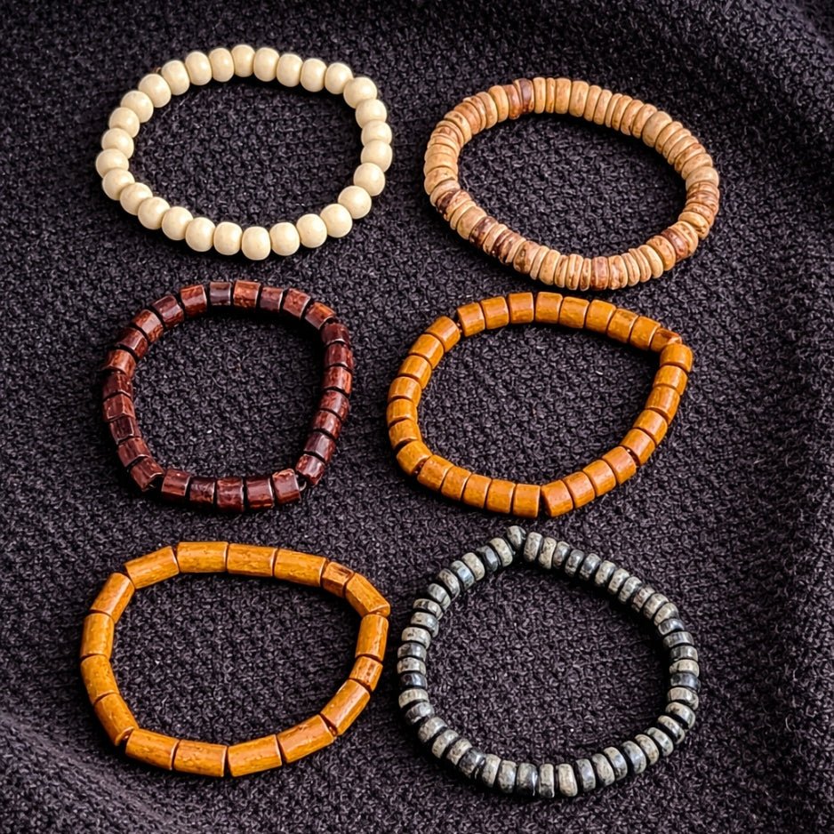 Vowryn Timber Six Bracelet Set