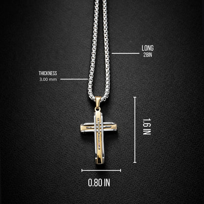 Vowryn Pureline Cross Necklace