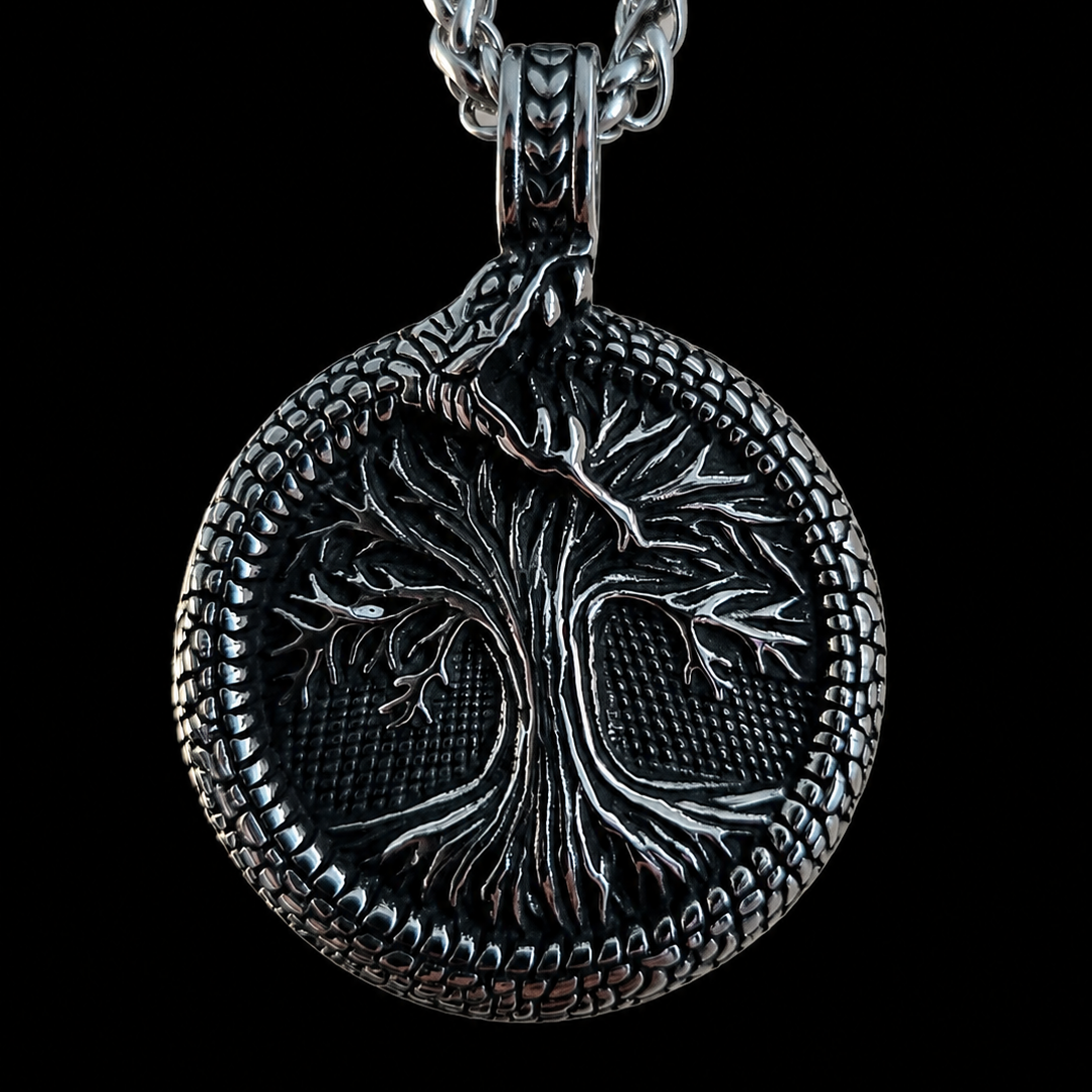 Vowryn Worldtree Helm of Awe Necklace