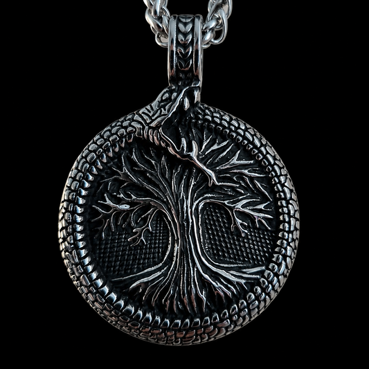 Vowryn Worldtree Helm of Awe Necklace