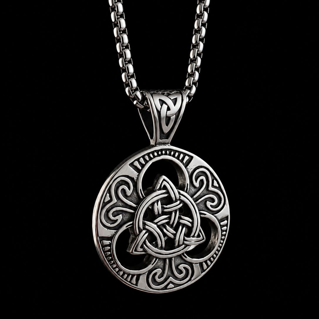 Vowryn Everknot Trinity Necklace